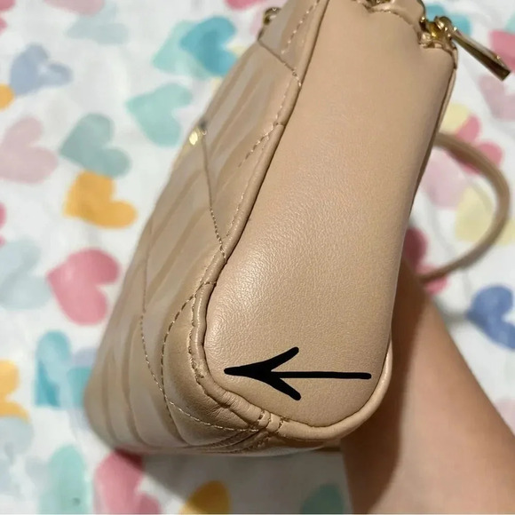 Aldo Crossbody bag gold chain, Beige Color - Picture 13 of 13